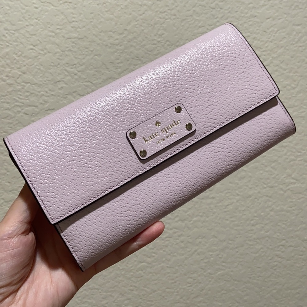 NWT Kate Spade Wallet Jean Wellesley Peonyblush